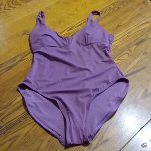 Andie Purple One-Piece Swimsuit
